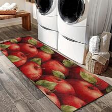 1pc Apple Pattern Theme Kitchen Foot Mat, Soft Kitchen Foot Mat, Kitchen Foot Mat, Holiday Party, Home Decoration, Suitable For Kitchen, Floor, Laundry Room, Office - View 11