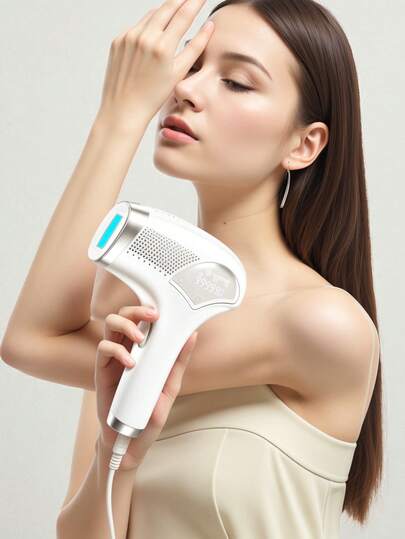 BoBay جهاز إزالة الشعر بتقنية IPL للنساء، مع وظيفة التبريد، 3 في 1، 9 مستويات سطوع، 999,990 وميض، إزالة دائمة للشعر، إزالة الشعر بنبضات ضوئية بدون ألم، تأثير طويل الأمد، مناسب للخط البيكيني والإبط والساقين والذراعين وغيرها من المناطق