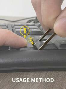 2-In-1 Keycap Puller & Mechanical Keyboard Keycap Remover Tool - Upgraded Version - Multicolor - View 9