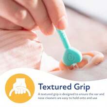 Dr. Talbot's  Ear Wax Removal Tool And Nose Cleaner For Baby With Travel Case - 2-Pack - Girl - 粉紅色和綠色 - 查看 6