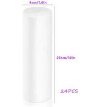 1/3/6/12支装白色圆柱形花泥，聚苯乙烯泡沫圆柱体。适用于插花、DIY花束、婚礼装饰、家居装饰、花园装饰、户外装饰、绘画、模型制作及各种DIY项目。生日、毕业等场合的绝佳礼物。 - 白色 - 查看 19
