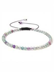 4mm Beaded Adjustable Bracelet, Natural Stone Yoga Handmade Bracelet For Women, Jewelry - Bracelet - View 8