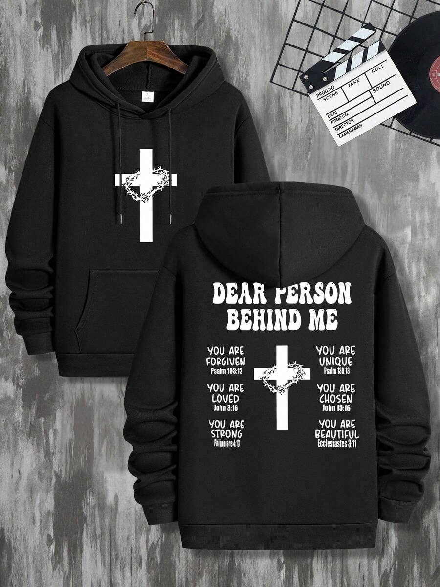 Sudaderas para hombres - Negro - Ver 1