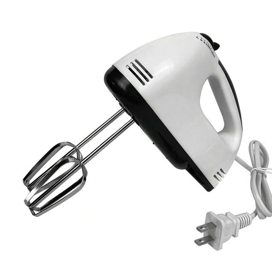 Electric Hand Mixer Handheld Electric Eggbeater with 4 Whisks for Egg Cake Cream Dough - Tipo de Enchufe A USA (110-127V) - Ver 1