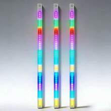 1 pieza Luz nocturna recargable por USB con sensor de movimiento y iluminación multicolor, adecuada para habitación, cocina, armario, escaleras, pasillo y gabinete, Tamaño: 50 cm/30 cm - Multicolor - Ver 10