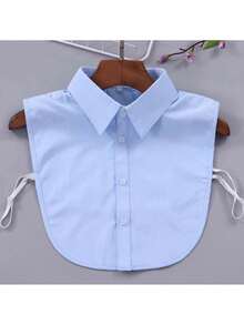 4件/套 男士可拆卸假领，时尚衬衫领，假领，半假领，百搭易戴，是送给朋友、家人、同事的理想礼物