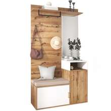 Coat Racks - White,Wood - View 6