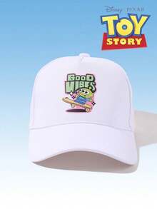 Disney 1顶官方授权正品玩具总动员外星人印花男女通用棒球帽，可调节男女通用户外防晒休闲帽，适合春季、秋季、旅行、海滩，Y2K风格可爱卡通青年帽 - 彩色 - 查看 11