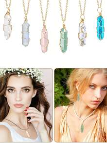 Xiacheng Bộ 5/10/20 viên đá quý chữa bệnh, 7 luân xa tự nhiên: Thạch anh trong suốt, Thạch anh tím, Thạch anh xanh lục, Mắt hổ, Mã não, Hồng ngọc - Đá tâm linh giúp cân bằng năng lượng và thiền định (Màu ngẫu nhiên) - Nhiều màu - Xem 4