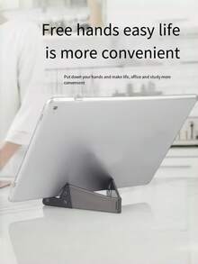 1个可调节多功能手机支架，可折叠便携式桌面支架，V形手机/平板电脑支架 - 彩色 - 查看 3