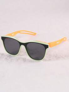 1 Pair Children's Square Shaped Fashionable Eyeglasses - Multicolor - View 10