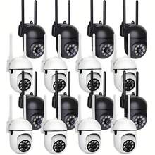 Home Wireless Network Camera, Indoor and Outdoor Monitoring, Full Color Night Vision, Humanoid Mobile Detection and Early Warning, 24H Full Time Monitoring, Connection Anytime and Anywhere Security Protection, Good Housekeeping Assistant - Blanco - Ver 1