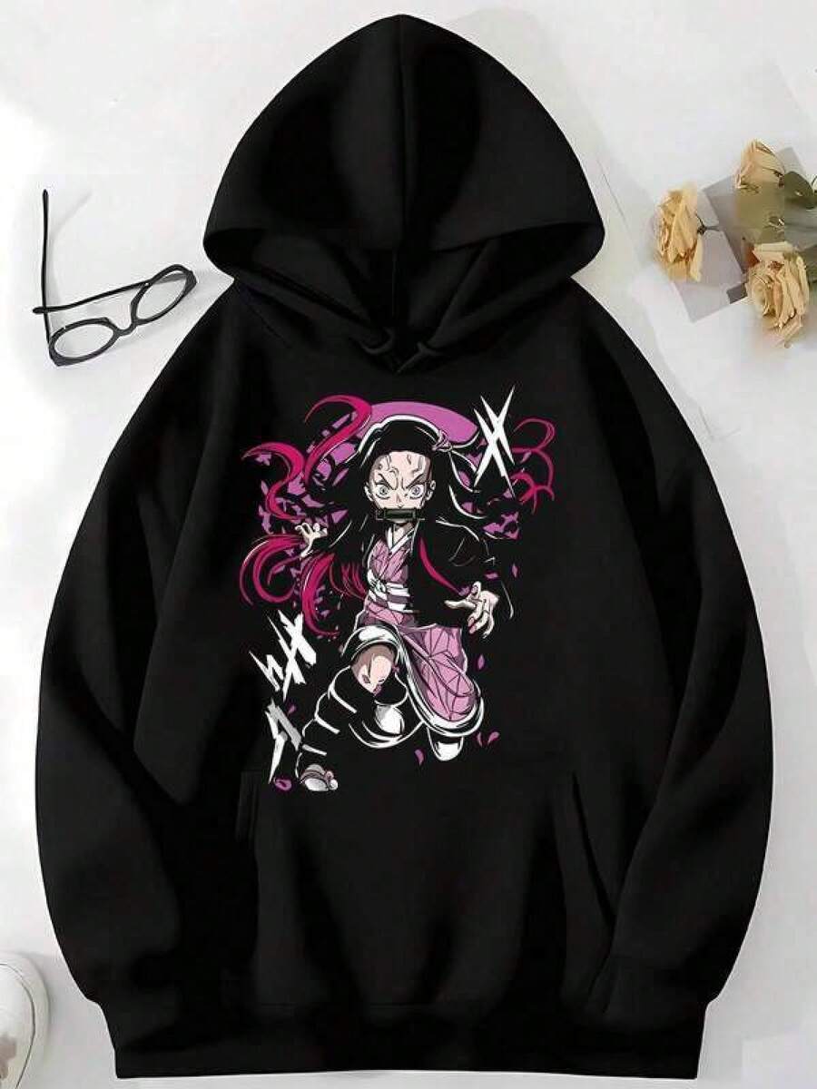 Men Outdoor Hoodies & Sweatshirts - Black - View 1