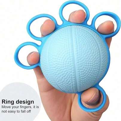 1pcs Finger Exerciser Hand Squeeze Ball, Hand Grip Strength Trainer, Enhances Hand, Finger, And Wrist Strength. Finger Extension Exerciser Suitable For Rehabilitation, Arthritis, And Carpal Tunnel Syndrome