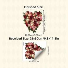 BRUP 1pc Heart Toilet Lid Stickers Self - Adhesive Bathroom Shower Toilet Decor Easy Peel & Stick For Home Rental Bedroom Valentine's Day - Multicolor - View 12