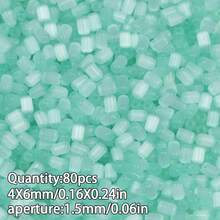 80/95颗彩色玻璃珠，珠宝制作DIY手工串珠，散珠配件，服装辅料 - diy - 查看 23