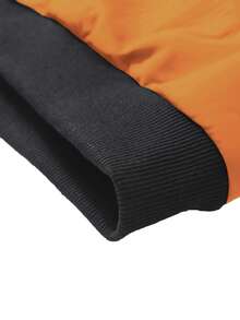 男士户外休闲纯色棒球领保暖加厚夹克，适合徒步、钓鱼、跑步、休闲户外、登山等活动，是送给男友、丈夫、父亲的绝佳礼物。 - 橘色 - 查看 11