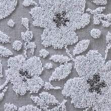 SKL Home - Juego de Toallas de Mano de Jacquard Floral, Gris, 2 Unidades - jacquard floral, gris - Ver 2