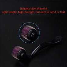 540 Needle Roller Massager – Face Scalp Skin Care Tool, Facial Massage Roller For Beauty Salon, Spa And Home Use - 黑色 - 查看 9