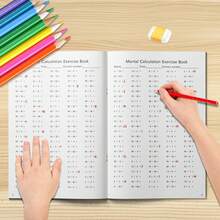 Mental Calculation Exercise Book, Math Brain Training With Fast Arithmetic Practice, Addition, Subtraction And Number Skills Drills, Clear Step-By-Step Exercises, Improve Speed, Accuracy And Focus, Screen-Free Learning - Calculation Workbook - View 6