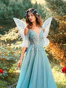 Adult Fairy Wings, Butterfly Wings, Angel Wings, And Female Fairy Costume Party Gifts Are Used For Party Costume Decoration - Multicolor - View 10