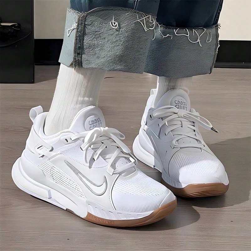 Nike Kids' CROSSCOURT Sneakers - White - View 1