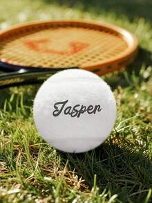 1/3/6pcs Custom Tennis Ball, Personalized Text Tennis Ball, Customized With Your Name, Multiple Colors Available, For Beginner Training And Match, Massage Pet Ball, Chew Toy, Custom Logo Tennis Accessory, Stress Relief Pet Supplies - Multicolor - View 10