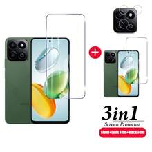 2PCS For Honor X6B Tempered Glass Transparent Film For Honor X6C Screen Protector+Lens Film Screen Protection Essentials, Applicable To Daily Shield, Office, Home Daily Shield Office Home Phone Screen Protector Phone Accessories Waterproof Shockproof Anti-Fall Scratch Resistant - Clear - View 2