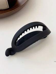 3/1件装极简磨砂后脑勺马尾横向发夹香蕉夹时尚发夹头饰女士肉丸发夹扭结发夹