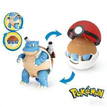 pokemon 第一代皮卡丘变形玩具，原版宝可梦球宠物模型玩具，宝可梦球召唤模型，动漫角色模型，口袋妖怪球模型，完美生日礼物，皮卡丘宝可梦球玩具模型装饰 - 彩色 - 查看 12