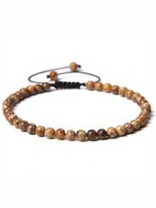 4mm Beaded Adjustable Bracelet, Natural Stone Yoga Handmade Bracelet For Women, Jewelry - Bracelet - View 27