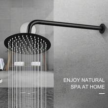 6-Inch, 8-Inch, And 10-Inch Stainless Steel Round Shower Heads For Bathrooms, Household Square Shower Heads, Rain Shower Heads, And Bath Heads - Multicolor - View 2