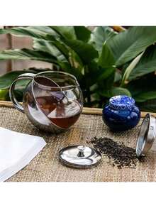 Tetera De Acero Inoxidable De Vidrio De 750 Ml Tetera Infus - Plateado - Ver 3