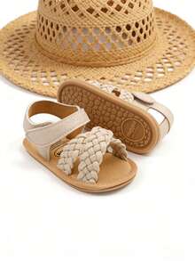 Cute Floral Open Toe Sandals For Baby Girls, Breathable Non-Slip, Suitable For Spring And Summer - Beige - View 6
