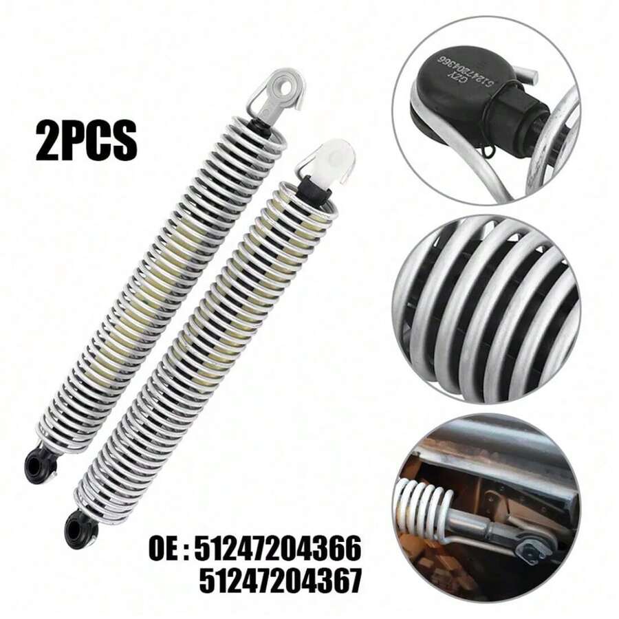 2x Tailgate Gas Struts Spring For BMW 5 Series F10 2011-2016 51247204367 204367 - Silver - View 1