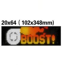 Paneles LED flexibles para automóviles, pantallas publicitarias flexibles para vehículos, pantallas a todo color para escaparates y vallas publicitarias, con pantallas electrónicas flexibles de 20x64 / 16x96 disponibles. - 20X64 - Ver 1