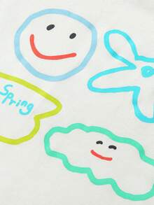 mini bala 2-6 Years Kids Long Sleeve T-Shirt, Soft Lightweight Breathable Outdoor Style, Spring 2026 Collection - Milky White - View 7