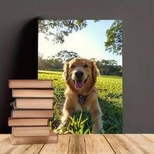 Customized Photo Canvas Printing - Personalized Pet/Animal Wall Art, High-Quality Ink On Canvas, Wrapped Canvas Frame, Indoor/Outdoor Use, Perfect Home Decor, Pet Wall Art | Vibrant Wall Decor | Durable Wall Art, Pet Wall Art Decor - Multicolor - View 5