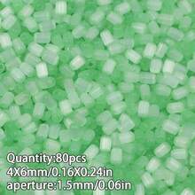 80/95颗彩色玻璃珠，珠宝制作DIY手工串珠，散珠配件，服装辅料 - diy - 查看 40