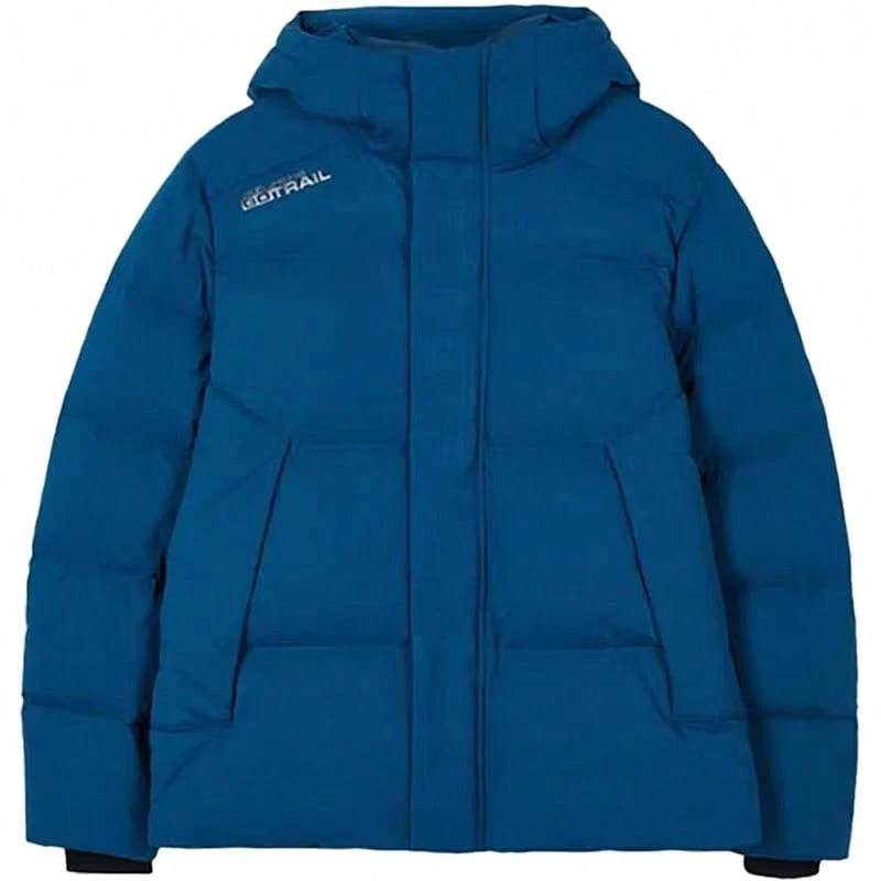 Skechers New Men's Lightweight And Comfortable Down Jacket With Hood - Blue - View 1