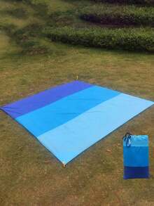 Extra grande couverture de plage légère anti-sable, convenant pour la plage, les voyages, le camping et la randonnée. Cadeau idéal pour le Nouvel An, la Saint-Valentin, la rentrée scolaire et Pâques. Équipement de camping, articles essentiels de camping - Multicolore - Voir 12