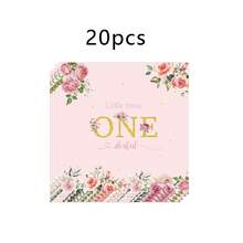 Bộ đồ ăn chủ đề màu hồng dễ thương 80 món, đĩa tiệc 7/9 inch, khăn ăn, cốc, quà tặng tiệc sinh nhật, đồ trang trí, phù hợp làm đồ dùng tiệc sinh nhật, đĩa tráng miệng, cốc đựng đồ uống - Nhiều màu - Xem 7