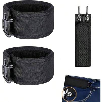 Tactical Metal Hook Elastic Belt, Unisex - Less Elastic 1.5 In Wide Waist Belt Closure Outdoor Work EDC