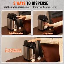 Hot Water Dispenser 3L 3.2L 4L & 5L Water Boiler And Warmer 304 Stainless Steel Countertop Water Heater For Tea, Coffee And Baby Formula - 4L - View 5