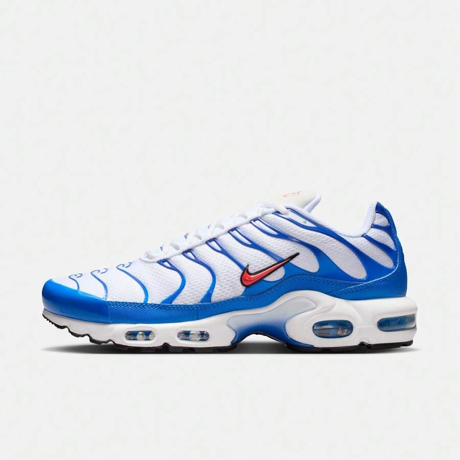 Men's Nike Air Max Plus Casual Sneakers, Low-Top DM0032-107 - White - View 1