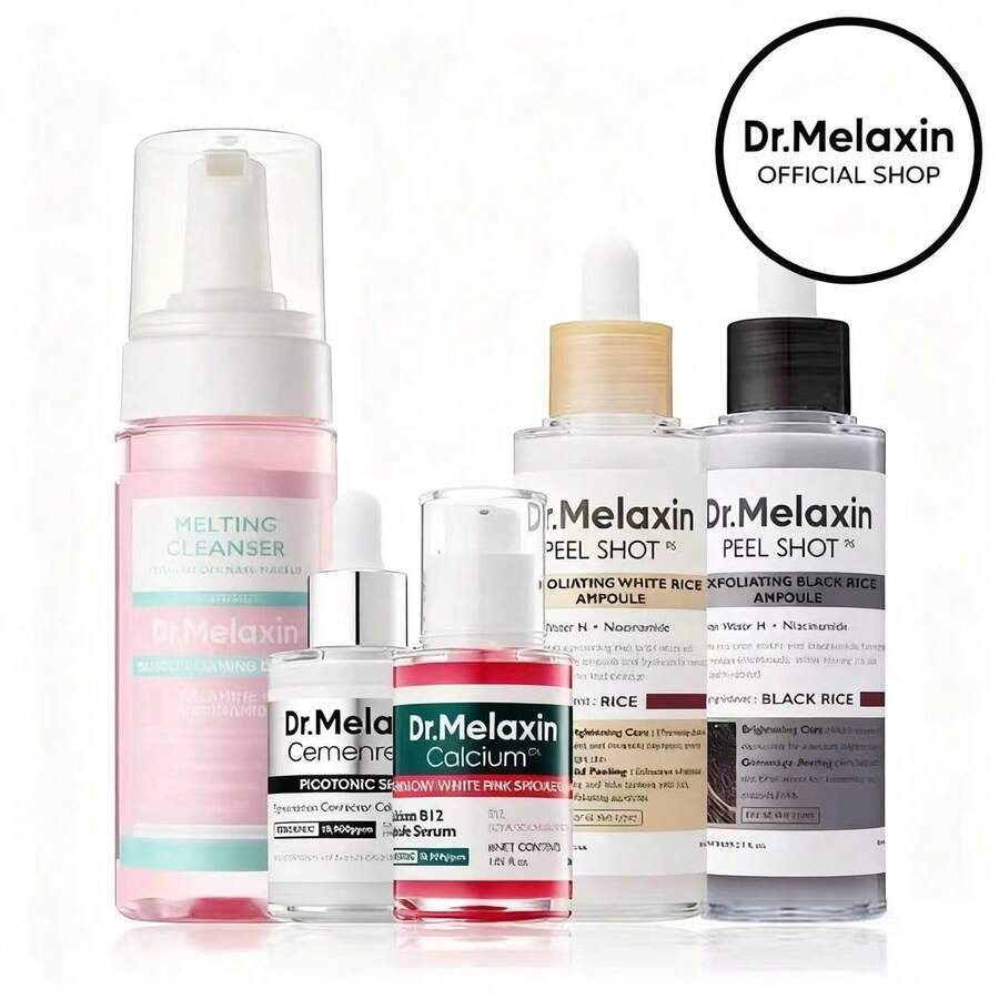 [Dr.Melaxin Official] Lumi Glow Triple Care Set | Korean Cosmetics Pore Care & Fades Blemish Marks Exfoliating Deep Cleansing Dark Spot Skincare Set - 水楊酸 - 查看 1