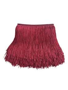 2 Yards Tassel Lace Trim, Sewing Accessories, Fringe, Latin Dance Costume Tassel, DIY Clothing Supplies, Crafts, Home & Garden - Multicolor - View 11