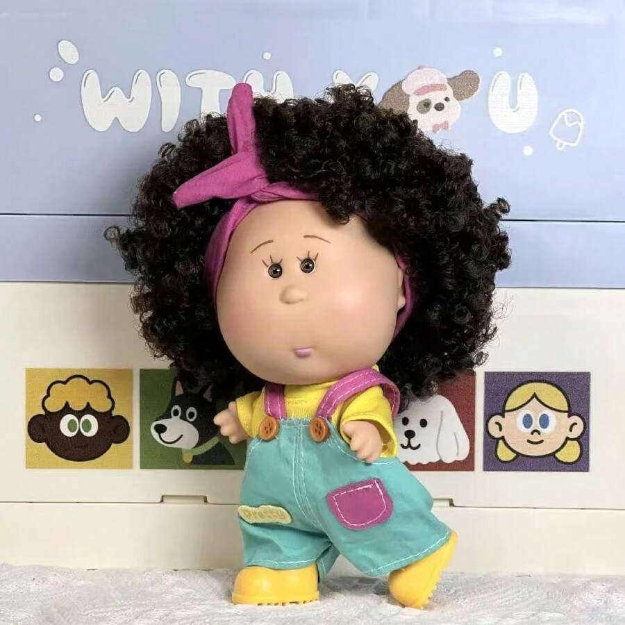 24cm Spanish Potato Doll Plush Doll Set, BJD Doll, Girl Figurine, DIY Doll - Multicolor - View 1