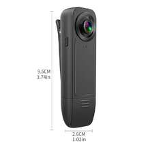 1 camera đeo người 1080P 64GB - Camera kẹp nâng cấp, phát hiện chuyển động, tầm nhìn ban đêm, dùng để chứng minh công việc, giao hàng, du lịch. - màu đen - Xem 3