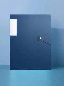 A4 Large Capacity Snap Binder, Document Organizer, Transparent Sleeve File Folder, Office Storage - Multicolor - View 16